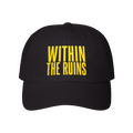 Embroidered Gold Type Logo Dad Cap