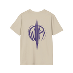 Purple Emblem + Logo Sand Tee