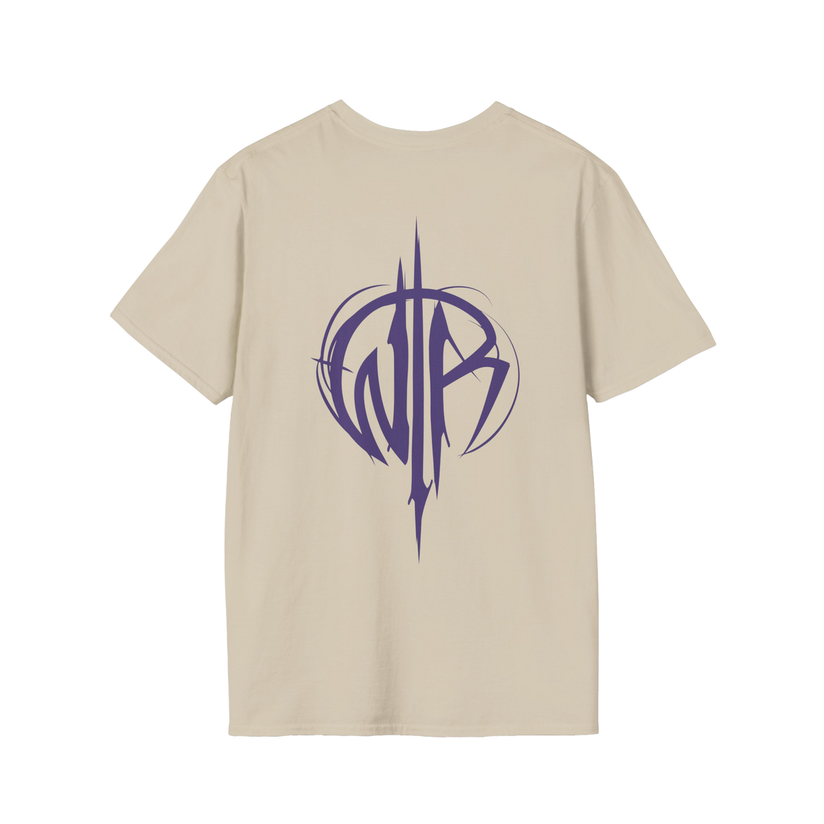 Purple Emblem + Logo Sand Tee