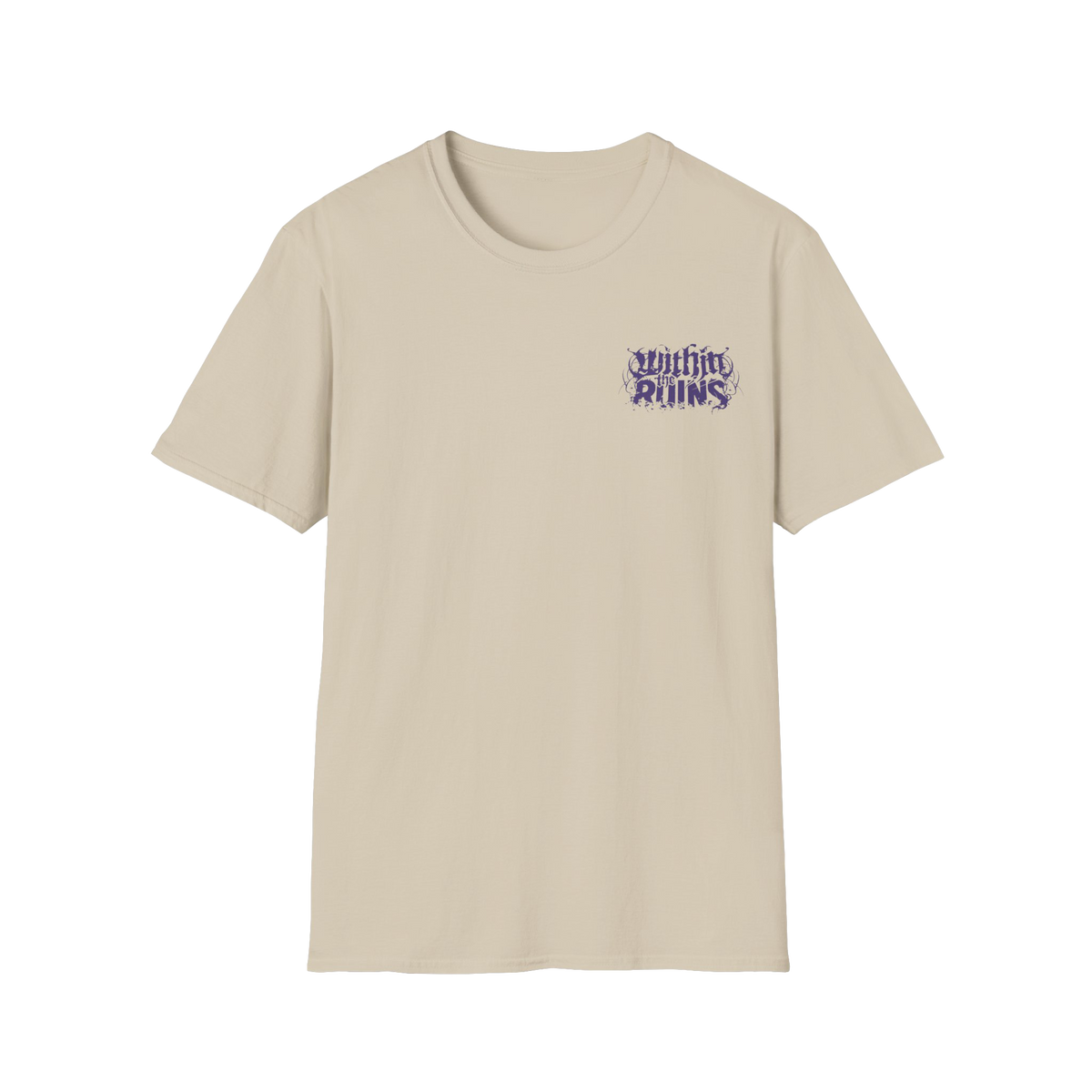 Purple Emblem + Logo Sand Tee
